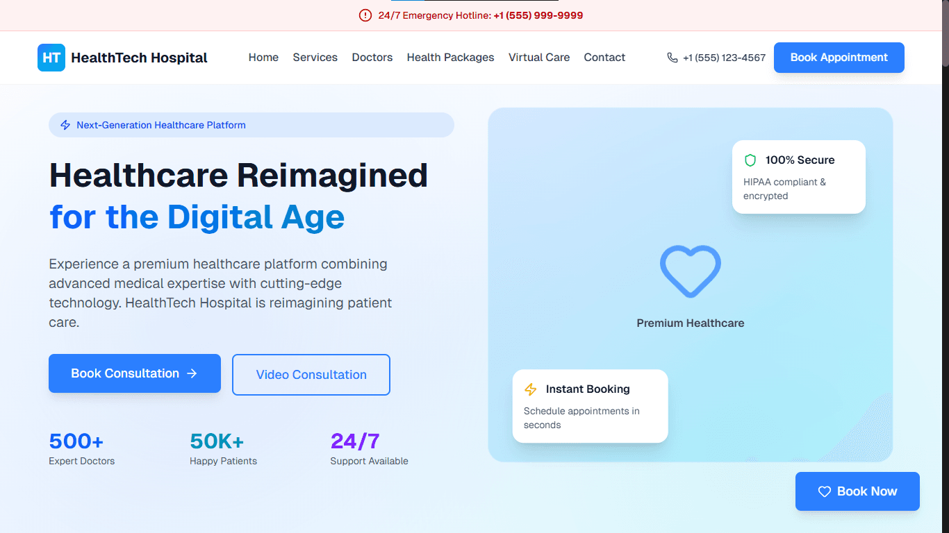 Smart Hospital Web Platform